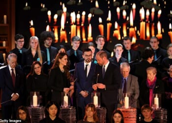 The Prince and Princess of Wales attended a Holocaust Memorial Day event in 2025
