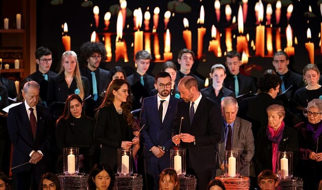 The Prince and Princess of Wales attended a Holocaust Memorial Day event in 2025