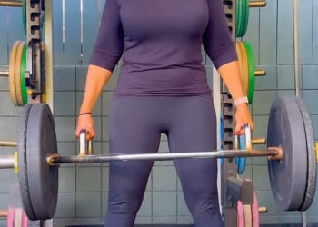 Oprah Winfrey impressively showed off her deadlifting skills during a workout session at the gym in celebration of her 72nd birthday on Thursday