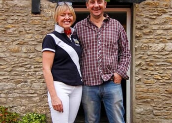 Katie and James Genever (pictured) run The Bertie Arms in Uffington, Lincolnshire