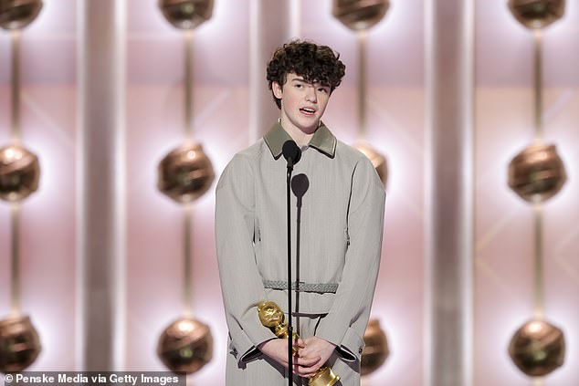 The Adolescence star made history as the youngest star in history to win the Best Supporting Actor award for his performance in the acclaimed Netflix hit