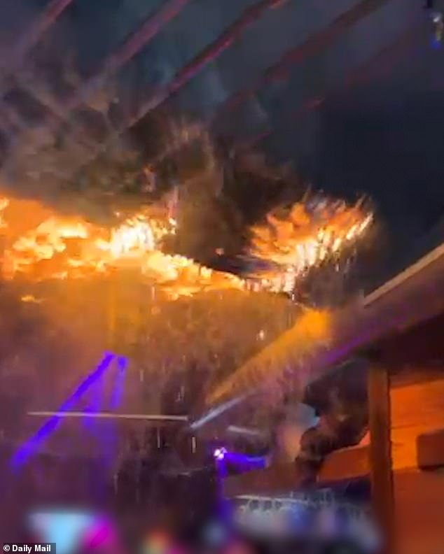 The pyrotechnics are thought to have lit soundproofing foam in the ceiling, triggering a massive fire in which - beyond the dead - 116 others were also severely burned