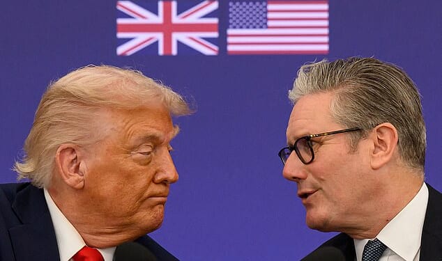 Sir Keir is at loggerheads with Donald Trump over his bid to grab Greenland