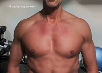 Paddy McGuinness showed off his ripped abs on Saturday after his incredible weight loss transformation