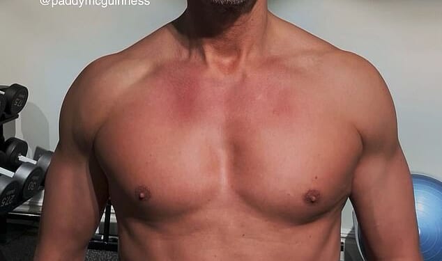 Paddy McGuinness showed off his ripped abs on Saturday after his incredible weight loss transformation