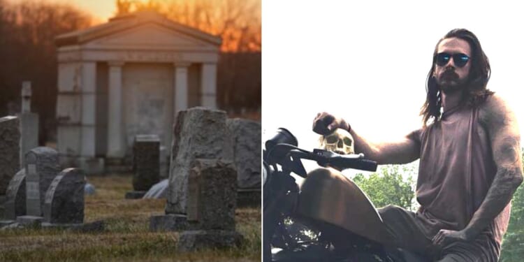 Jonathan Gerlach, 34, of Ephrata, Pennsylvania, faces hundreds of charges in the robbing of human remains from more than 100 graves, crypts and mausoleums.