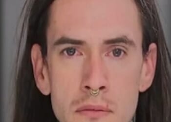 Jonathan Gerlach, 34, faces more than 500 charges relating to the alleged offending, which allegedly began around Halloween in what authorities have described as a 'horror movie come to life'