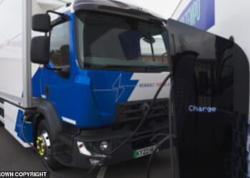 Petrol and diesel lorries could be banned under radical plans by Labour as part of their Net Zero drive. (File image)