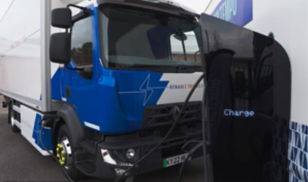 Petrol and diesel lorries could be banned under radical plans by Labour as part of their Net Zero drive. (File image)