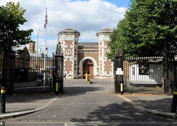 Police have made 'a number of arrests' after protesters 'breached' Wormwood Scrubs in support of a jailed hunger striker (file image)