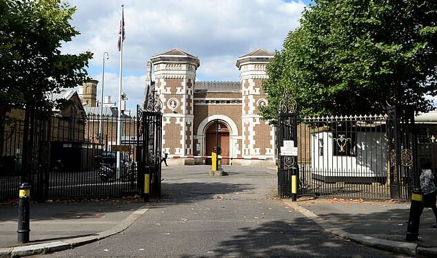Police have made 'a number of arrests' after protesters 'breached' Wormwood Scrubs in support of a jailed hunger striker (file image)