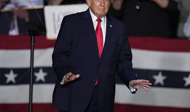 President Donald Trump, pictured at a rally in Iowa on Tuesday, is facing a growing revolt from his MAGA loyalists and the general American public over tensions in Minnesota