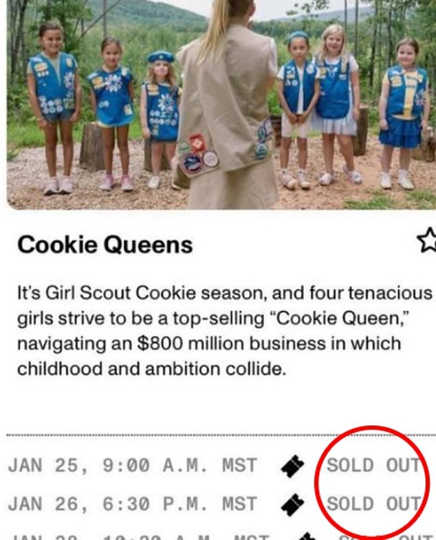 But supporters said there was clear evidence that the premiere was sold out and you could not get any tickets