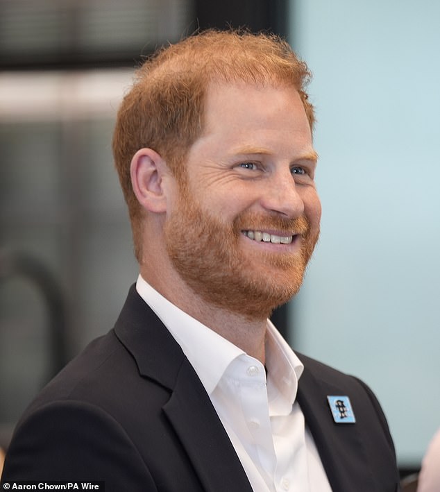 Prince Harry, pictured at a Diana Award event in September 2025, met his father for the first time in 19 months as they rebuild their relationship