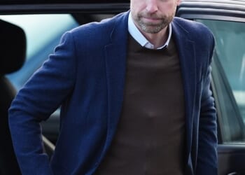 The Prince of Wales visits the National Curling Academy in Stirling yesterday