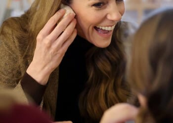 Princess Kate, patron of Family Action, during a visit to the charity's Children's Trauma Therapy Service in Bradford