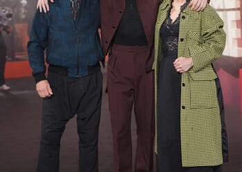 Andy Serkis and his wife Lorraine Ashbourne joined their son Louis Ashbourne Serkis at the premiere of 28 Years Later: The Bone Temple in Waterloo, London on Tuesday