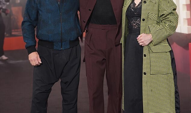 Andy Serkis and his wife Lorraine Ashbourne joined their son Louis Ashbourne Serkis at the premiere of 28 Years Later: The Bone Temple in Waterloo, London on Tuesday