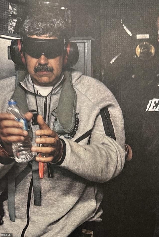 The operation was a success and remained a secret until Venezuelan President Nicolas Maduro was captured. Trump posted this picture of Maduro aboard USS Iwo Jima on Saturday