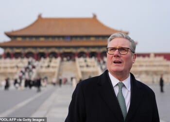 Sir Keir Starmer visits the Forbidden City in Beijing on Thursday