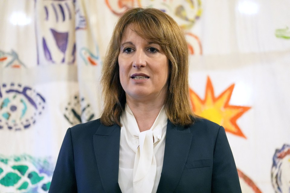 Chancellor Rachel Reeves participates in a town hall session.