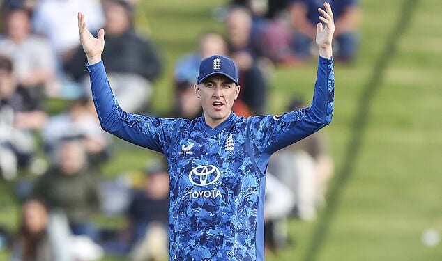 Harry Brook has apologised after being embroiled in an incident with a nightclub bouncer in New Zealand on the eve of captaining England in their third ODI there (pictured in October)