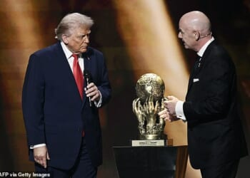 FIFA has no plans to drop its Peace Award, given to US President Donald Trump in December