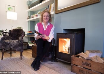 Louise Atkinson (pictured) asks: 'Are you risking your health and that of your neighbours every time you light your wood burner?'