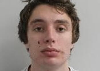 Matvei Rumiantsev (pictured) was today found guilty of beating up his girlfriend while she was on a FaceTime call with Barron Trump - but was cleared of raping her