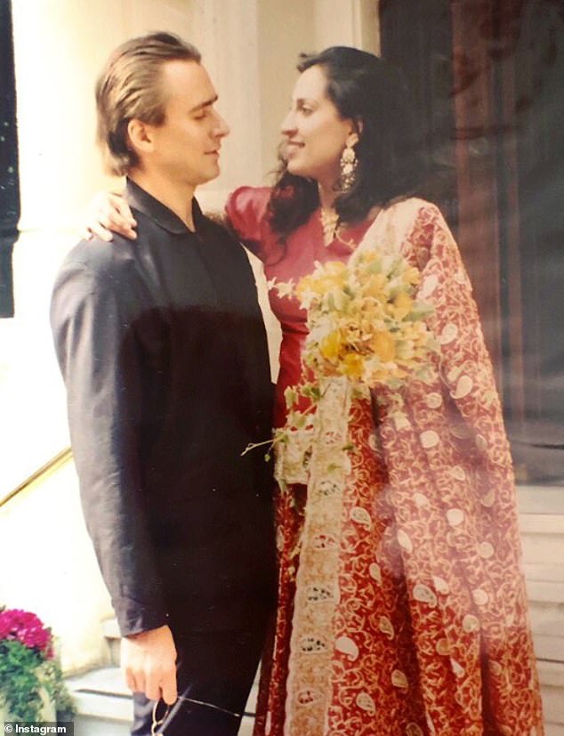 During the course of his life, the star tragically lost his first wife Homaa to pancreatic cancer in 2020, when she was just 60 years old (pictured on their wedding day)