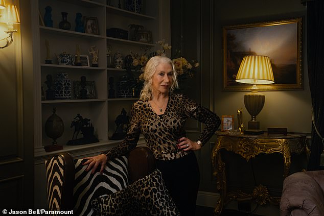 Helen Mirren (pictured) stars as Maeve Harrigan in MobLand, the much-watched Paramount+ show directed by Guy Ritchie
