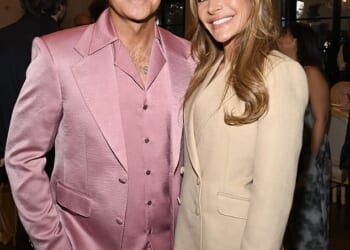 Robbie Williamshas reportedly moved to the Bahamas after buying a new eight-figure luxury mansion in the Caribbean archipelago (pictured with his wife Ayda Field)