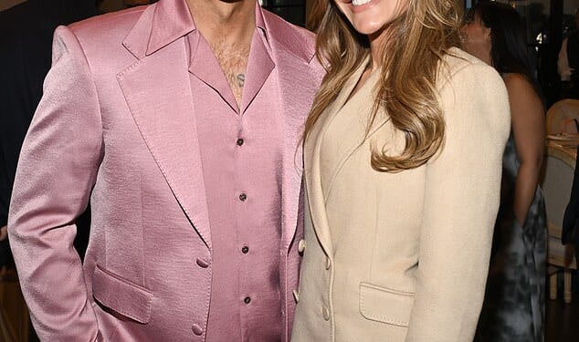 Robbie Williamshas reportedly moved to the Bahamas after buying a new eight-figure luxury mansion in the Caribbean archipelago (pictured with his wife Ayda Field)