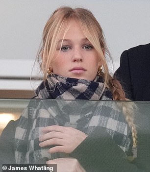 Images of a young Zara at the same age Isla (pictured) is now show their incredible alikeness - with 13-year-old Zara captured as a bridesmaid at Lady Sarah Chatto (nee Armstrong-jones) and Daniel Chatto's wedding in July 1994