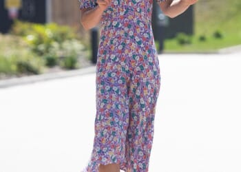 The Princess of Wales wearing Russell & Bromley shoes