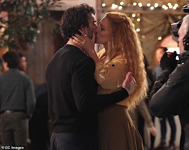 Reynolds called Baldoni a 'dumb-dumb' and said his wife was responsible for the box office success of It Ends with Us, in a series of recently unsealed text messages; Lively and Baldoni seen in a still from the film