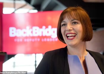 Schools must completely ban phones all day and refuse to let pupils use them as calculators, Bridget Phillipson (pictured) has demanded