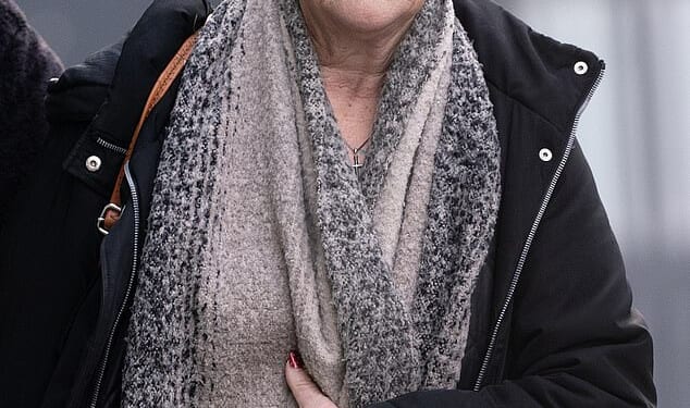 Amanda Wixon outside Gloucester Crown Court earlier this week