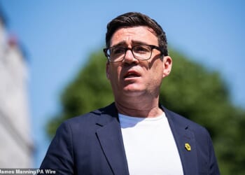 Labour was descending into civil war last night as Andy Burnham was offered a route map towards replacing Keir Starmer