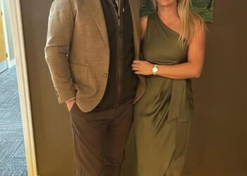 Stuart Hogg confirmed his relationship with Leonna Mayor with this post in January 2024