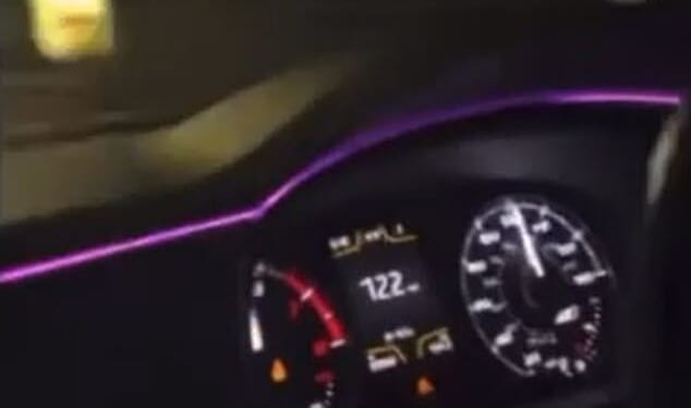 Shocking footage shows Seat Leon racing through suburban roads at 122mph... 'uploaded by teen' who was killed in horrific head-on smash just hours later: Clip now part of police probe into crash that left four dead