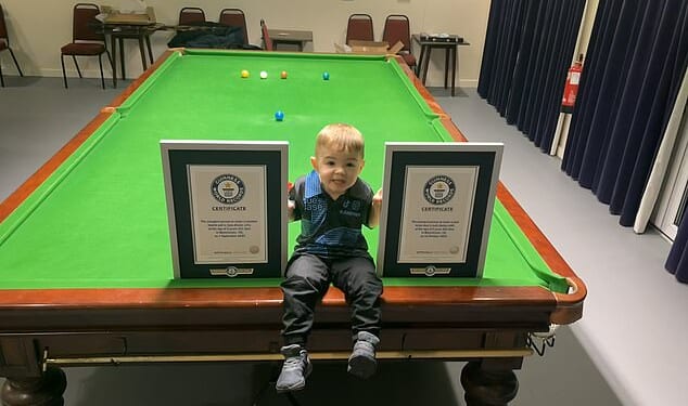 Snooker prodigy Jude Owens has landed multiple Guinness World Records by becoming the youngest person to nail two trick shots