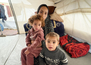 Soggy tents, freezing children: Winter taking a toll on Gaza