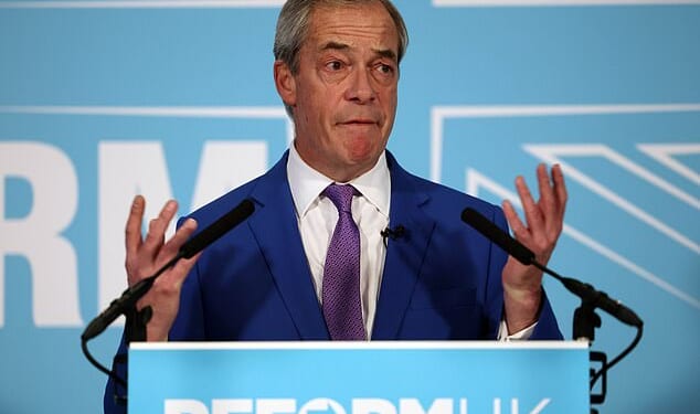 Reform leader Nigel Farage said it was ¿terrifying¿ that the UK faced a £28 billion shortfall in defence funding