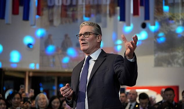 Keir Starmer backed the 'goal' of stopping Iran getting nuclear weapons today as Donald Trump ramps up threats of UK strikes