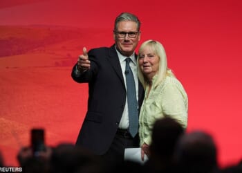 Keir Starmer at Labour Party conference last year with Margaret Aspinall, whose son James, 18, was one of the 97 people killed in the 1989 Hillsborough disaster