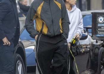 Romeo Beckham was spotted out and about in Notting Hill, London, with his girlfriend Kim Turnbull on Tuesday - his first public appearance since brother Brooklyn launched an astonishing attack on their parents