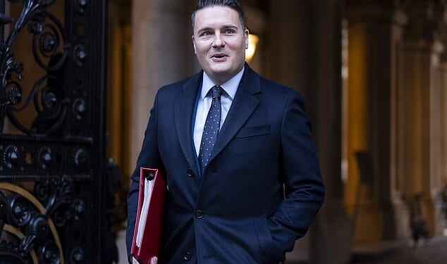 Secretary of State for Health and Social Care Wes Streeting arrives for a Cabinet meeting in Downing Street, London