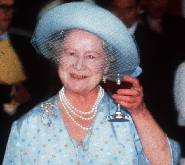 The Queen Mother began her mornings with gin and Dubonnet before having red wine and port with lunch and washing down dinner with pink champagne