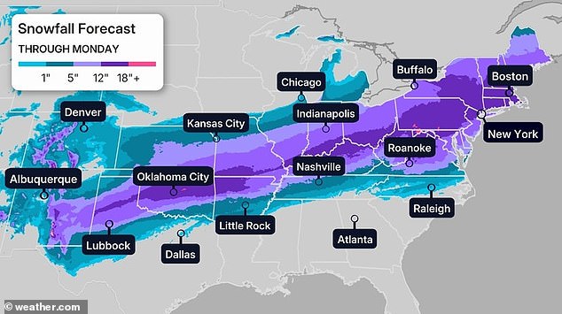 Chilling weather pattern reveals how catastrophic this weekend's storm could be as 200 million brace for big freezemaps from these links:https://weather.com/storms/winter/news/2026-01-23-winter-storm-fern-historic-ice-snow-forecast-south-northeast-midwesthttps://www.accuweather.com/en/winter-weather/live-news/winter-storm-updates-ice-snow-storm-set-to-unleash-dangerous-impacts-for-200m/1855462